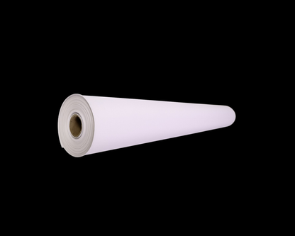 Embroidery interlining roll on black background