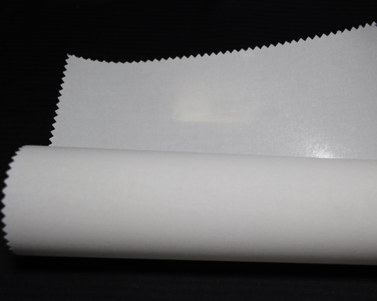 arabic thobe interlining sample on black background