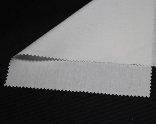 close up of plain pocket interlining